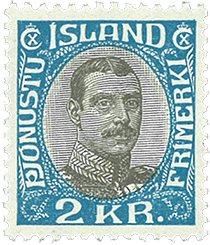 Island - Tjenestemærke AFA 60 - Postfrisk