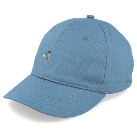 Barts - Blauw unconstructed Cap - Kids Palmy Cap Denim Dad Cap @ Hatstore