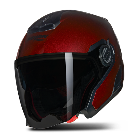 Casco Jet Nolan N40-5 Rojo brillante M