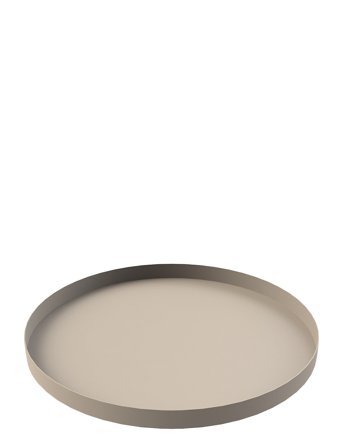 Tray Circle 300X20Mm Beige Cooee Design