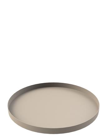 Tray Circle 300X20Mm Home Decoration Decorative Platters & Bowls Beige Cooee Design