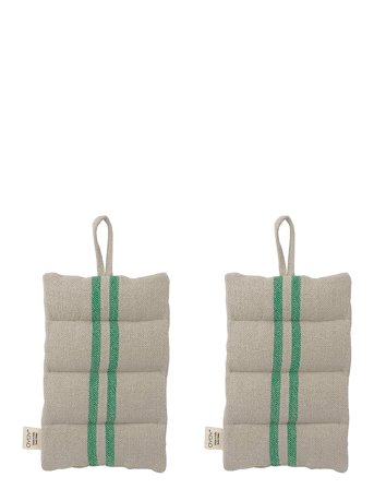 OYOY Living Design Linu Potholder - Pack Of 2 - Green - 22X14CM