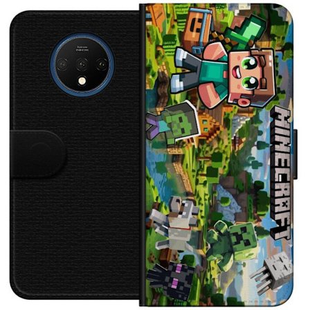 Kompatibelt Lommeboketui til OnePlus 7T Lady Gaga The Fame svartvit portrett med store solbriller i minimalistisk pop estetikk