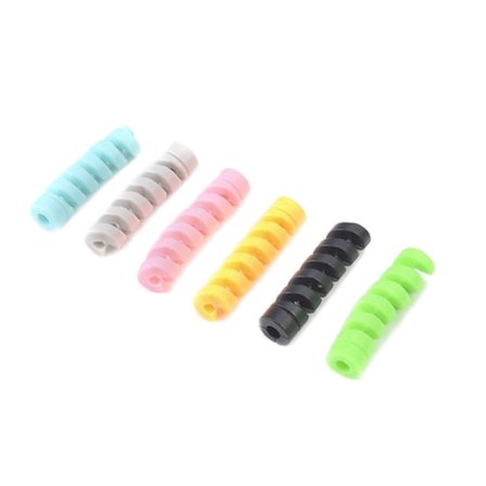 Ladingkabelbeskyttelse - 20 stk Silikonhylstre for bærbar PC, telefon, PC