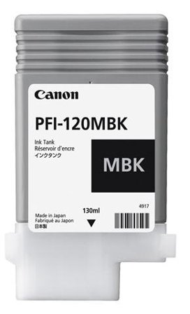 Canon PFI-120 MBK - matt svart - original - blekkbeholder
