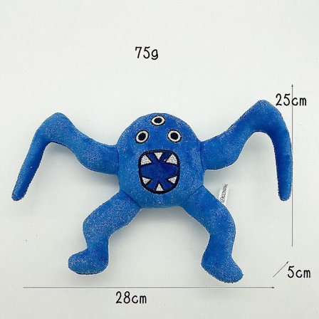 Garten Of Banban Plysch Jumbo Josh Mjukisdjur Fylld Djurdocka Barn Födelsedagspresent (15cm, Blå)