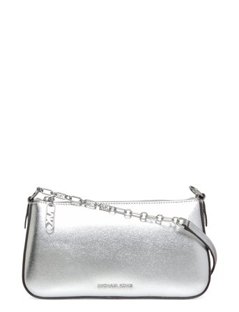 Michael Kors Md Chain Pouchette - Silver - ONE SIZE