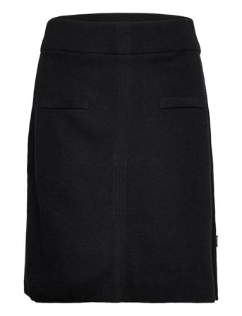 Maylin Merino Skirt Kort Nederdel Sort Ella&il