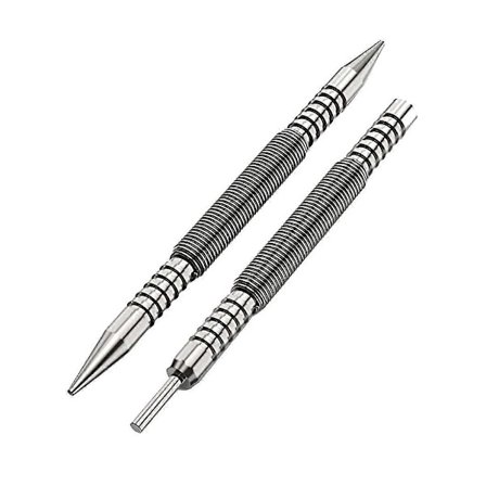 Fjærbelastet dobbel endede spikerpunch sett senterhull punch fjærbelastet markør metall trebearbeiding bor HFF