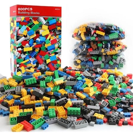 Byggeklosser Stor Pakke. 800 deler{ee}