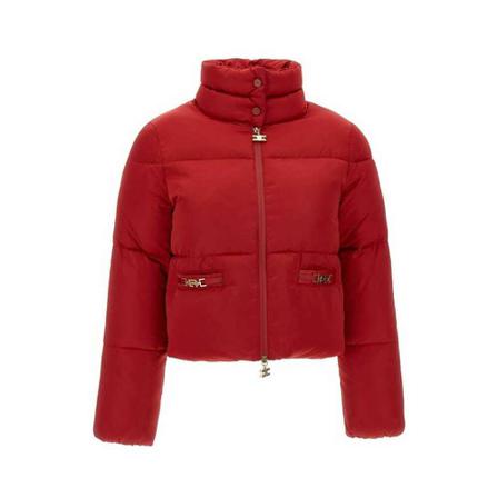 Elisabetta Franchi Down Jas , Rood , Dames , Maat: XS