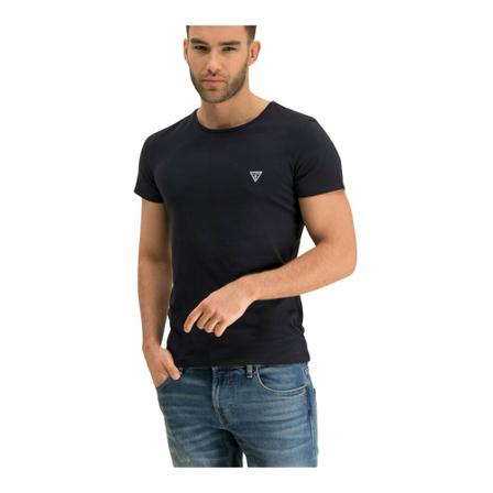 Guess - T-shirts - Svart - Herr - Storlek: Xl, Herr, Storlek: XL