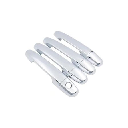 (Farve: 1 Nøglehul 4 Døre) Dørhåndtag dækning krom håndtag udvendigt tilbehør til toyota til yaris til vitz xp130 2012 2013 2014 2014 2016 2016 2016 2