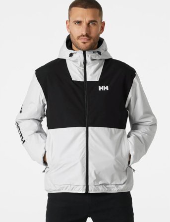 Helly Hansen Ervik Ins Rain Jacket - White - XL