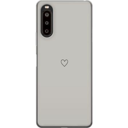Sony Xperia 10 II Läpinäkyvä kuori Sydän