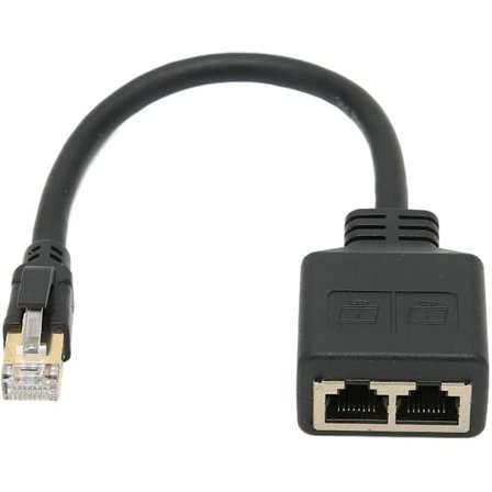 RJ45 Ethernet -jakokaapeli, RJ45-uros - 2 naarasjakokaapeli