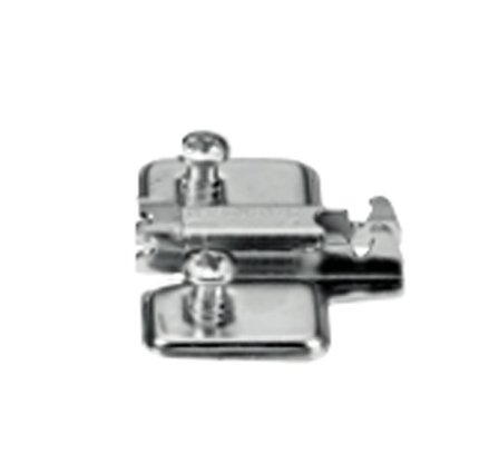 Skånebeslag 1032018 Monteringsplade til hængsler, hulafstand 32 mm, Beslag