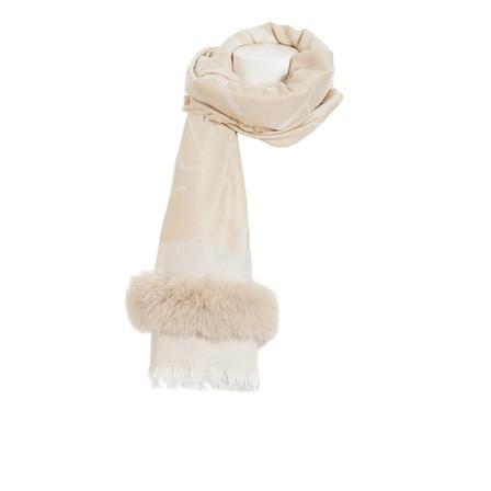 Fracomina - Sjalar - Beige - Dam - Storlek: One Size, Dam, Storlek: ONE SIZE