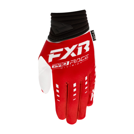 Crosshandschuhe FXR Prime Rot/Weiß M
