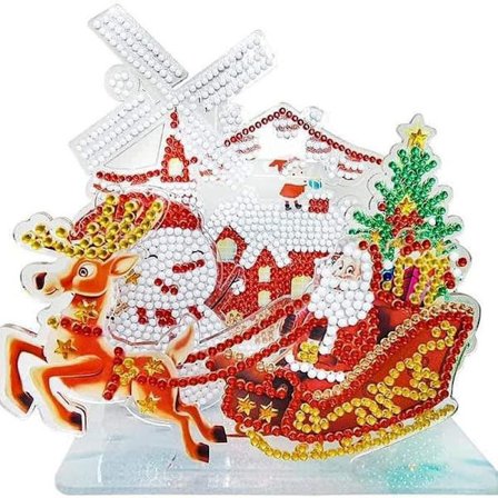 Julklapp Diamantmålning Kit, 3D Diamantmålning Kit för Barn och Vuxna som