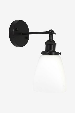 PR Home - Væglampe Kappe 14 cm - Hvid - Væglamper - Fra Homeroom