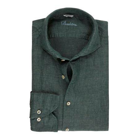 Stenströms Shirt Fitted body Grøn, Herre Skjorter