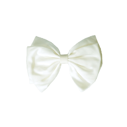 Complement Nackspänne Med Rosett 16 Cm Accessoarer & tillbehör Dam Vit