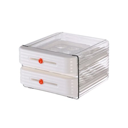 Æggeopbevaringsbeholder Æggeholder Transparent Stabelbar Stor Kapacitet Holdbar Æg Frisk Opbevaringsboks Æggebakke til Køleskab