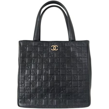 Chanel Vintage, Pre-owned Handbag Zwart, Dames, Maat:ONE Size