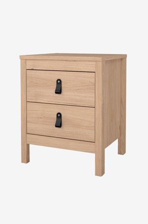 Tvilum - Madrid Yöpöytä 2 laatikkoa - Ruskea - Yöpöydät - - Homeroom