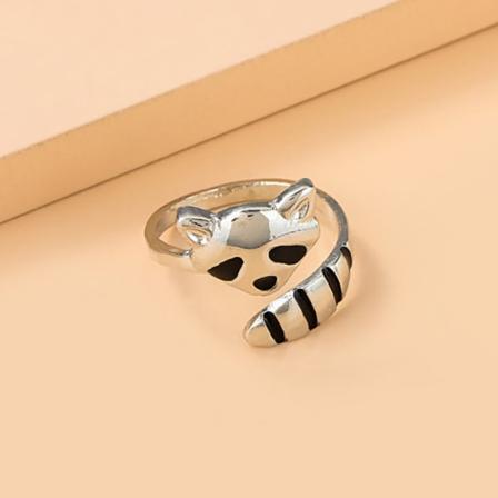 Tecknade djur e delikat tvättbjörn räv svans smycken damer enga