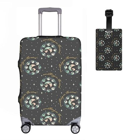 The Nightmare Before Christmas Bagageöverdragsetikett, 18/24/28/32 Tum Resväska Skyddsetikett Mönster-03 (FMY)