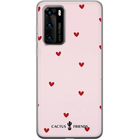 Kompatibelt Mobildeksel til Huawei Huawei P40 Cactus and Friends – HeartSprinkle