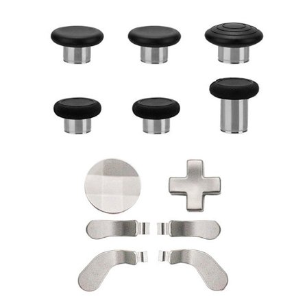 12-i-1 Udskiftningsdele til Thumbsticks Passer til Xbox One Elite Series 2 Controller (Sølv)
