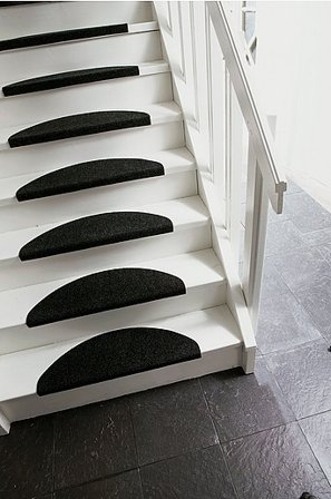 Jotex - Set Van 10 Trapmatten Donkergrijs Donkergrijs - STEGET - Koop Trapmatten bij Jotex