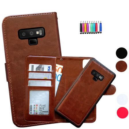 Samsung Galaxy Note9 - PU nahkainen lompakkokotelo Rosa