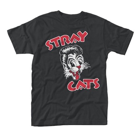 Stray Cats Unisex Vuxen Logo T-Shirt M Svart