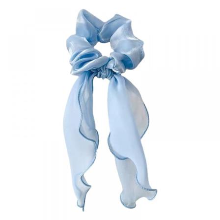 Silkebånd Scrunchies til hår, elastisk sløjfehårstrik Øresløjfer til kvinder Piger, Vintage skridsikker satin hårreb Tørklæde pandebånd 