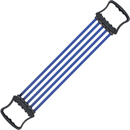 Brystekspander, treningsstrikker for bryst, armer, ben, skuldre og ryggmuskler, med 5 avtakbare tau, treningssett for Pilates P