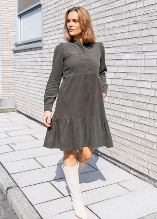 MISSMAYA - Elizabeth Dress Dark Forest - L