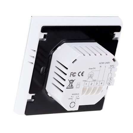 5A AC95-240V Ukentlig Programmerbar LCD-skjerm Berøringsskjerm Vannvarme Termostat Romtemperaturkontroller