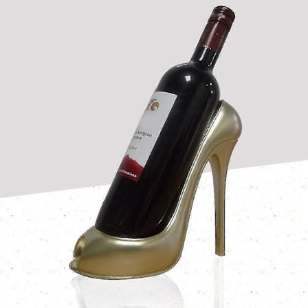 Vinflaskeholder Høyhæl Sko Stilig Vinreol Gavekurvtilbehør Hjem