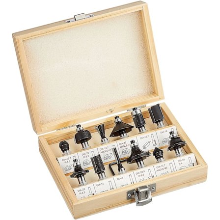 Låda med 12 Frässtål För Rt-ro 55 / Bt-ro 1200 E