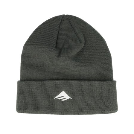 Emerica - Green cuff Beanie - Triangle Beanie Green/White Cuff @ Hatstore
