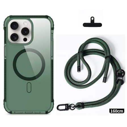 Puhelinkuori 2024 TPU TPE Iskunkestävä Läpinäkyvä Crossbody Puhelinkuori Yhteensopiva iPhone 15 Cover15 Pro Max 16 Puhelinkuori g