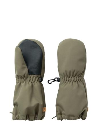Nmnlasnow10 Mitten Solid 1Fo Lil Green Lil'Atelier