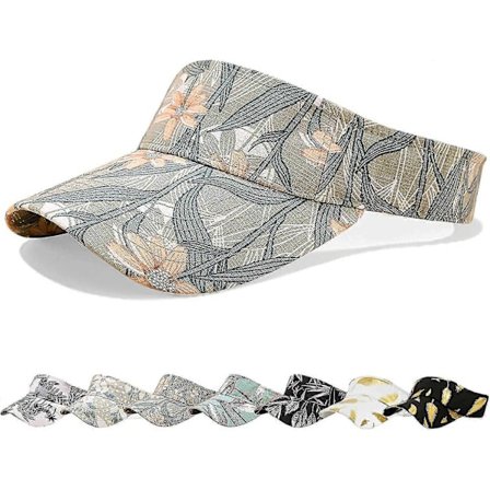 Solskjermer for kvinner - Justerbar solskjerm Golf Solskjerm Dame Solskjerm Hatt Hestehale Baseball Caps Trykt Tennis Løpe Solskjerm Caps-WELLNGS