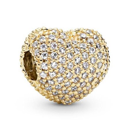 Pandora Beaded Golden Love Tree Bell Hänge DIY Armband Halsband Tillbehör 44