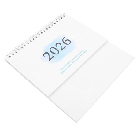 2026 Bordkalender Mini Skrivebordskalender for Daglig Planlegging