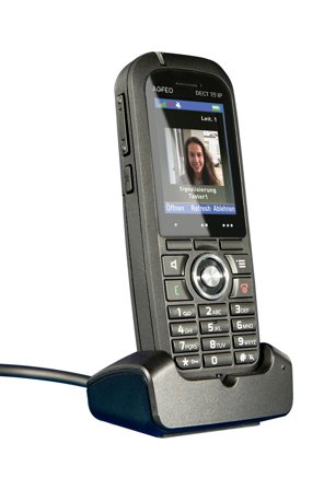 AGFEO DECT 75 IP - trådløst ekstra håndsett - med Bluetooth-grensesnitt